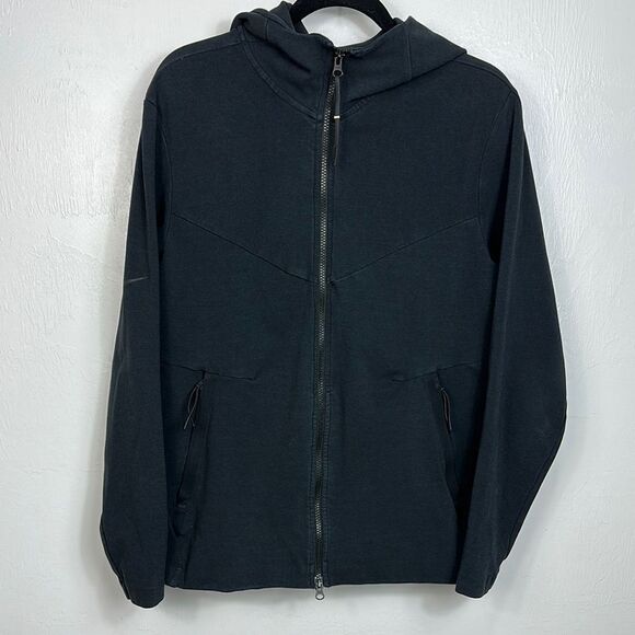 NIKE Sportswear Tech Pack Windrunner Full-Zip Hooded Jacket Black Men’s Size M - Picture 2 of 13